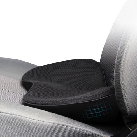GARRYFIZH Coussin de siège de voiture épais pour conducteur, rehausseur de siège de voiture, coussin de soulagement de l'inconfort du bas du dos, pour toutes les saisons