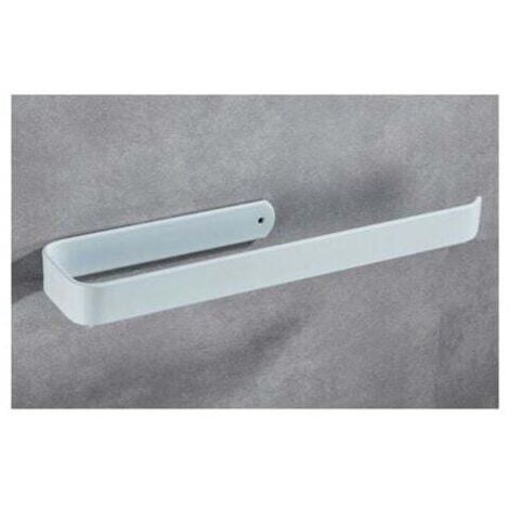 Rnemitery – Porte essuie-tout mural en aluminium – 33 cm – Fixation autocollante ou à percer – Installation verticale ou horizontale – Résistant à la rouille