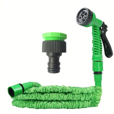 Aiperq – Tuyau d'arrosage extensible 30M – Flexible 7 modes de pulvérisation – Résistant à l'abrasion et aux fuites – Pour lavage de voiture - 100FT (1/5)