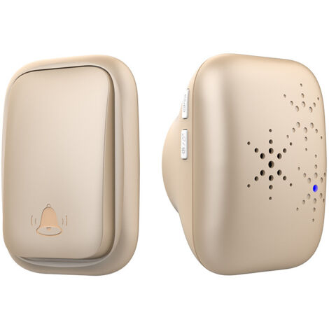 Connecté à la porte sans fil automatique sans batterie 100 m de distance 38 Bouton de porte de style extérieur Couleur de porte sans fil (or) (1/4)