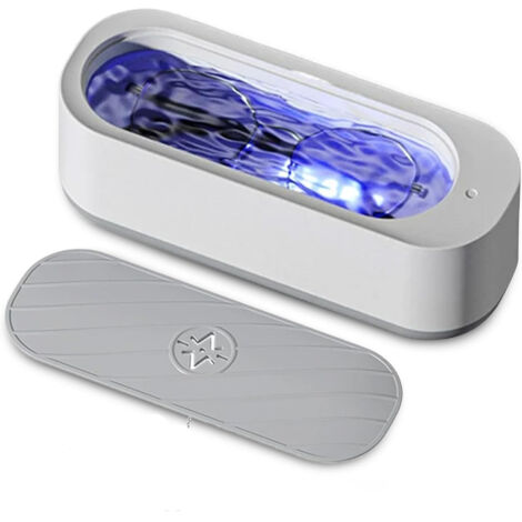 Aiperq – Nettoyeur à ultrasons portable pour lunettes et bijoux – Fonctionnement silencieux – Moteur puissant pour nettoyage en profondeur (1/4)