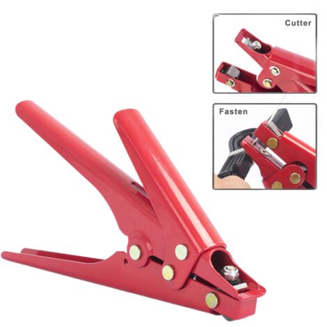 Aiperq – Pince à collier pour serre-câbles – Serrage et découpe automatique – Acier haute teneur en carbone – Conception ergonomique pour confort d'utilisation (1/5)