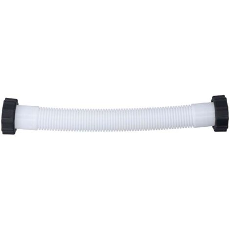 AIPERQ Ej.Life Tuyau de rechange pour pompe de piscine Intex 1,5 po de diamètre Tuyau de remplacement pour piscines hors sol Blanc 0,4 m / 1,3 pi (1/4)