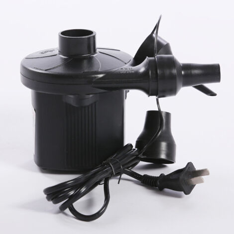 Pompe à air électrique gonflable, gonflage rapide et portable 220 V avec 3 buses pour bateaux gonflables, etc. (1/4)