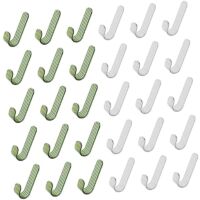 Ensemble de 30 crochets pour serviettes, crochets muraux, crochets pour animaux, crochets adhésifs, crochets adhésifs rayés, crochets multifonctionnels, crochets pour penderie