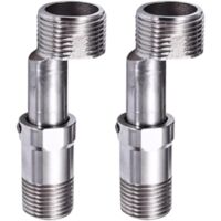 2 raccords de tuyauterie pour robinet de douche, raccords de sortie pour robinet de douche de baignoire, raccords décalés pour robinet