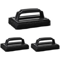 Ensemble de trois brosses pour barbecue et grillades, brosse pour barbecue, nettoyant pour gril de barbecue, brosse pour gril à gaz, brosse de nettoyage pour casseroles et poêles en fonte pour ustensi