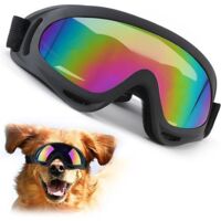 Lunettes de soleil/masques de protection UV pour chiens de taille moyenne à grande - imperméables et coupe-vent