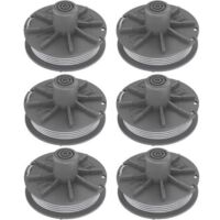 Lot de 6 bobines de fil pour débroussailleuse Gardena 5307-20, pour Easycut 400 Art. 8846, EasyCut 400/25 Art. 9807, ComfortCut450 Art.8847-Crezuo
