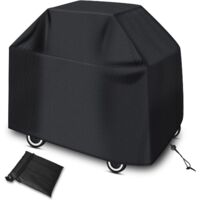 Housse Barbecue, Bâche de Protection BBQ Exterieur, Housse Plancha Imperméable, Protection UV, Coupe-Vent, Anti-poussière (XXL)19071117cmNoir)