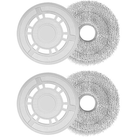 Almohadillas de limpieza de repuesto con soporte para Xiaomi X20+, para aspiradoras Dreame L10S Ultra / L10s Pro Gen 2 / L10 Ultra / L10S Pro / L10 Prime / X20 Pro. Repuestos, almohadilla de limpieza  (1/5)