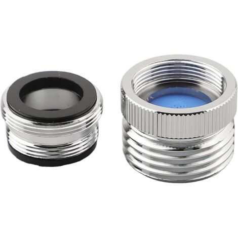 Adaptador para manguera de jardín con diseño a prueba de fugas y capacidad de giro de 360 grados para conexiones perfectas con grifos de fregadero (no giratorio). (1/5)