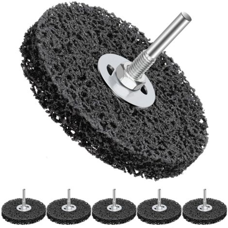discos abrasivos duros para eliminar pintura, discos de lijado de 100 mm para metal y madera. (1/5)