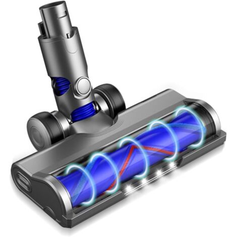 Cabezal de repuesto para aspiradoras inalámbricas Dyson V6, DC58, DC59, DC61, DC62 y DC74. Rodillo en forma de V con LED, ideal para alfombras y suelos duros. Compatible con interfaces A y B. (1/5)