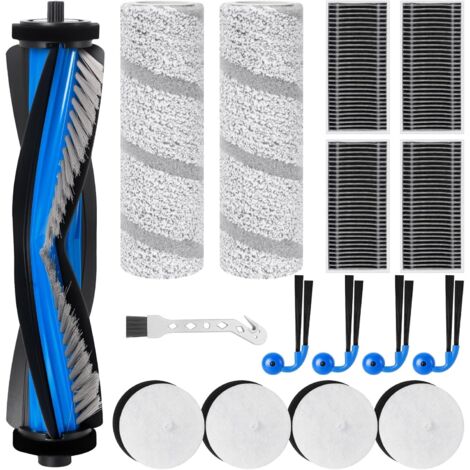 Kit de accesorios para la aspiradora robot Ecovacs Deebot X11 OmniCyclone: 1 cepillo principal, 2 mopas giratorias, 4 filtros OmniCyclone Station, 4 cepillos laterales. (1/5)