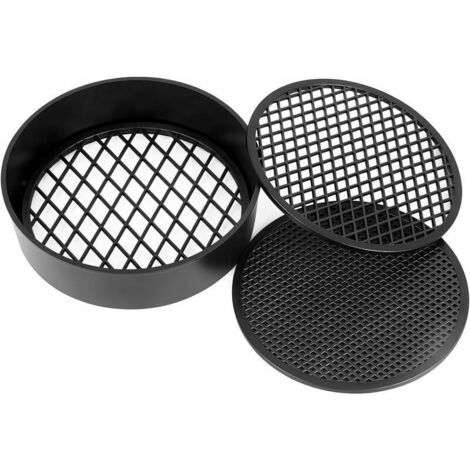 Tamiz de jardín ajustable, tamiz de jardinería 4 en 1, tamiz de arena de plástico, tamiz de compost para jardín, tamiz de tierra para compost, tamiz de jardín redondo, tamiz de arena, para el hogar, j