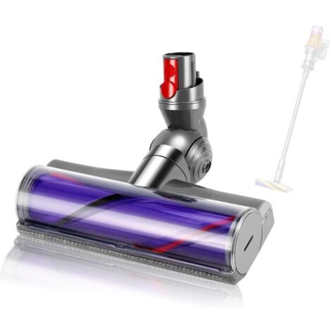 Cepillo compatible con Dyson V12 Detect Slim, cabezal de limpieza de repuesto para Dyson V12, apto para alfombras, suelos de madera y baldosas. (1/4)