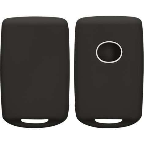 Accesorio para llave de coche compatible con Mazda CX30 CX50 CX60 CX90 MX-30 de 3 botones - Funda de silicona suave para llave de coche, color negro mate.