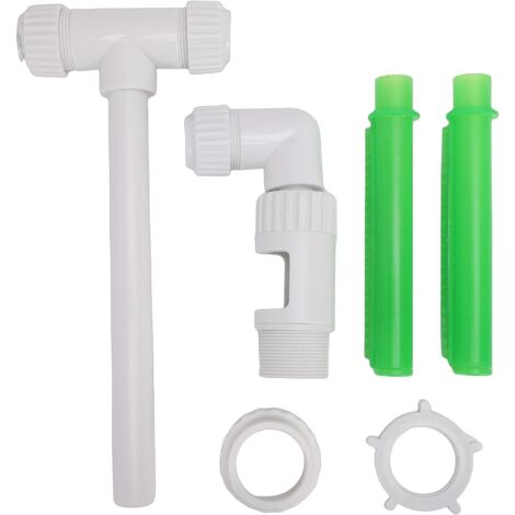Fuente de piscina Haofy de PVC fluorescente con doble chorro, diseño suave tipo cascada para piscinas elevadas y spas enterrados. (1/5)