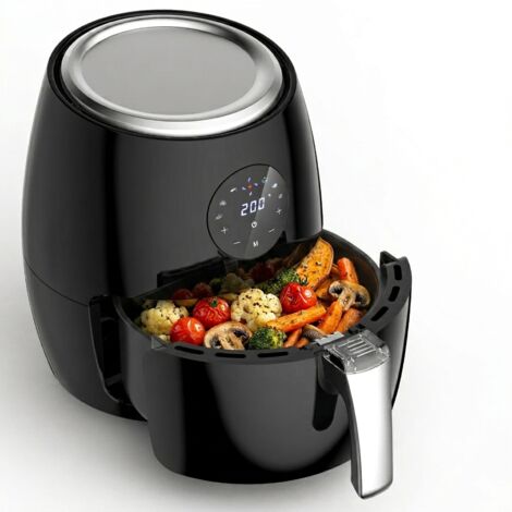 Air Fryer 3.5 L, Friteuse sans Huile 360°, Multifonction, Panier Lave-Vaisselle
