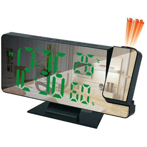 Large digital wall clock with easy-to-read numbers for seniors (1/4)