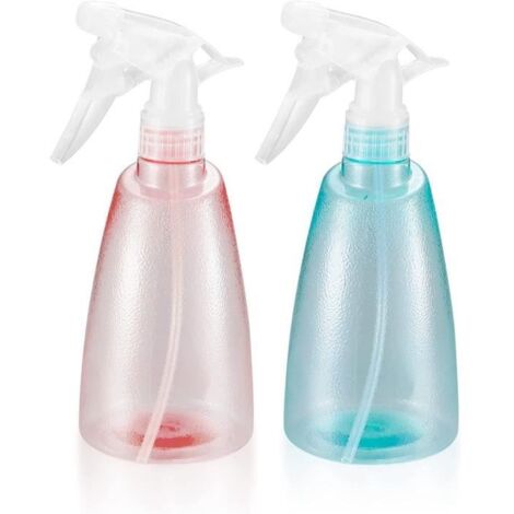 2 empty 500ml spray bottles, plastic spray bottles, reusable sprayers for household, garden and hairdressing (1/4)