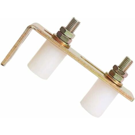 Sliding door post guide, adjustable double nylon roller post support, L ...