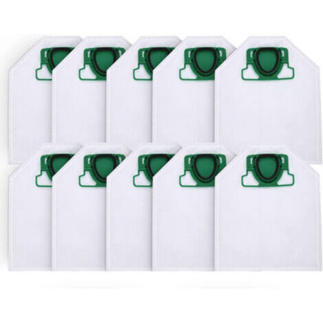 10 vacuum cleaner bags for Vorwerk Kobold VK200 FP200, 5-layer microfleece, high-efficiency filtration for allergy sufferers (1/5)
