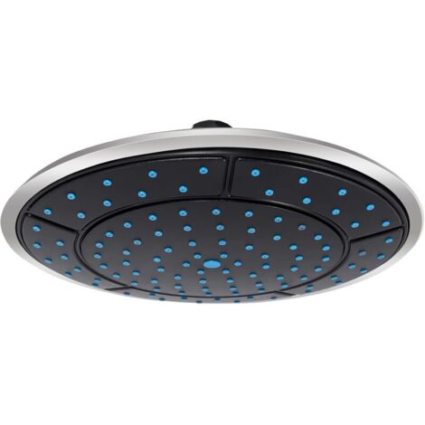 1 Piece 25cm Round Plastic Rain Shower Head Nozzle Cabin Accessories for Bedroom (1/5)