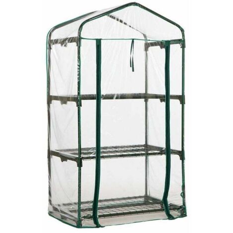 Mini PVC Balcony Greenhouse, Removable Transparent Waterproof Fabric, 3 Layers, Superma (1/4)