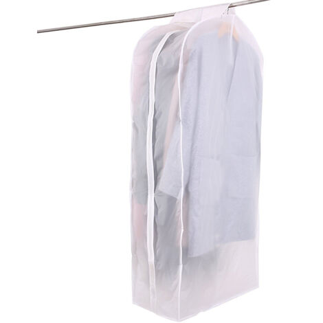 110cm Transparent Dustproof Hanging Garment Bag with Zipper, for Dresses (1/4)