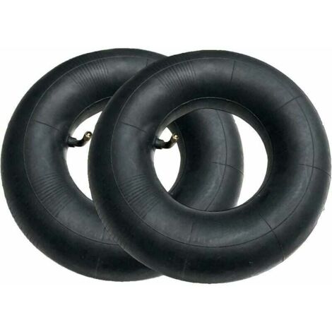 2-Piece Inner Tube 4.10/3.50-4 with Valve Stem for Wheelbarrow, Lawnmower, Stroller, Generator, Garden Cart H85 (1/4)
