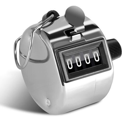 4-Digit Manual Counter, People Counter for Golf Courses, Instructor Training Schools