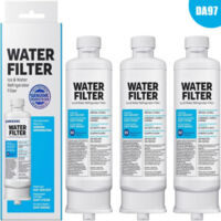 Set of 3 Replacement Refrigerator Water Filters DA97-17376B DA97-08006C HAF-QIN HAF-QIN/EXP for Samsung Multi-Door Refrigerators