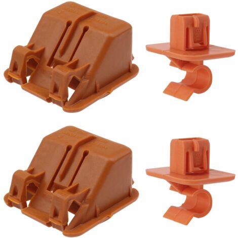 Juego de 2 clips para varilla de capó de coche, retenedor de capó de plástico 1U0823570A, sujetador de varilla de soporte de capó, compatible con Fabia Octavia MK2 2004-2013 (1/5)