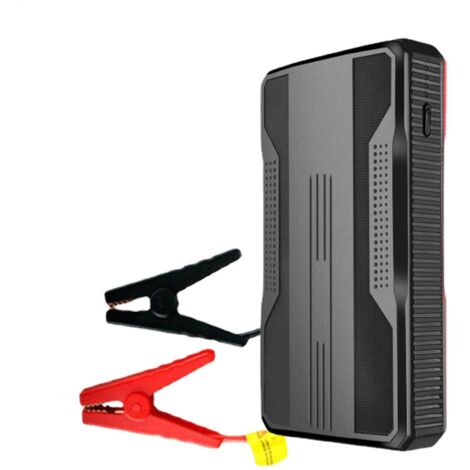 Arrancador de batería portátil para vehículos – Paquete de arranque de batería portátil, caja de arranque automático de 12 V con cargador Power Bank Arrancador de batería de emergencia compacto y con