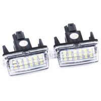 Paquete de 2 luces LED SMD3528 de 12 V para matrícula de coche Toyota/Yotta Co/Rolla Ya/RIS Ca/mry 12-15 Au/RIS VI/os Hybrid