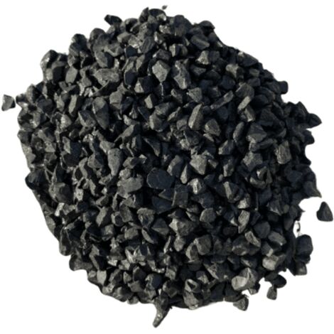 Sacco da +/- 800 kg Ghiaia frantumata marmo nero 8/12