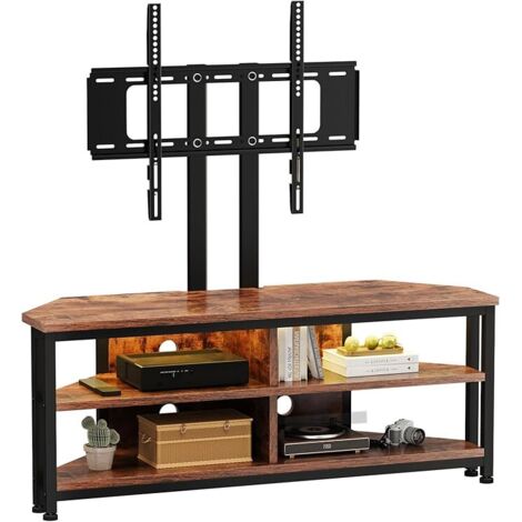 Meuble TV avec Support Réglable et LED pour TVs et Ecrans LCD LED de 32 à 70 Pouces