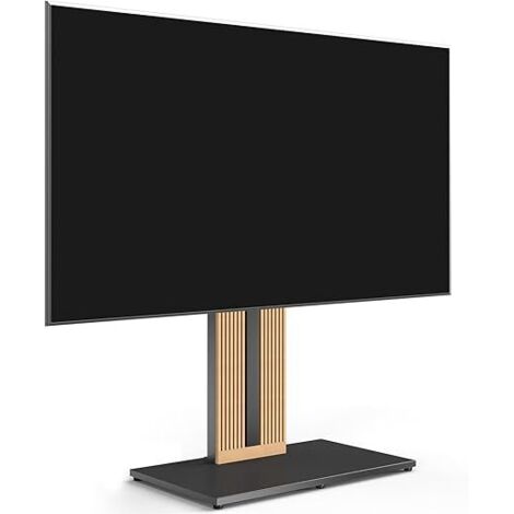 Design Support TV Pied pour Ecran de 55 à 88 Pouces Hauteur Réglable Charge Max 60kg Angle Adjustable ±30° Série Zen (1/5)