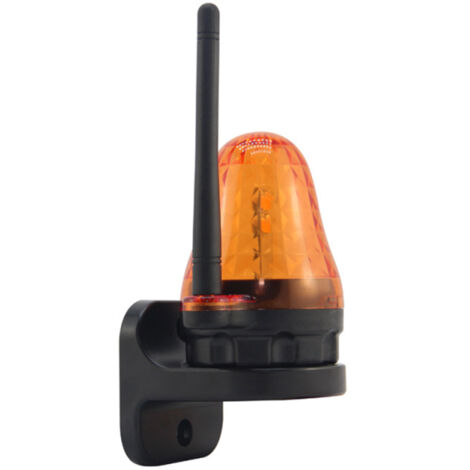 Luce di segnalazione 12-265V AC/DC apriporta, lampeggiante stroboscopica IP54, segnale giallo