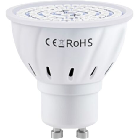 GU10 Vollspektrum-LED-Lampe (80 W) für Pflanzenwachstum, Hydrokultur, Gewächshäuser, Gemüse, Blumen und Bonsai. Blühfähig. Weiß.