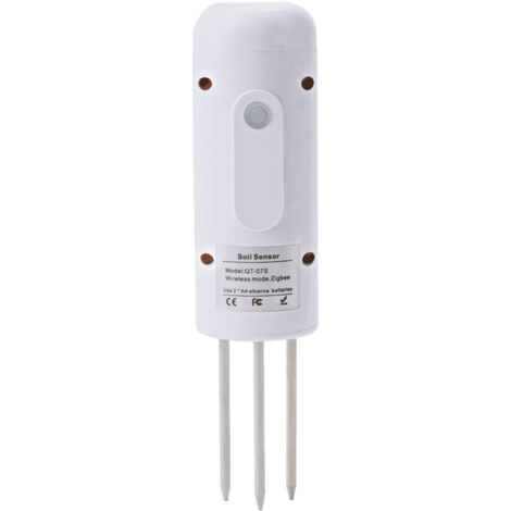 Tuya Zigbee Drahtloser Bodentemperatur- und Feuchtigkeitstester, Pflanzenmonitor, IP67 Wasserdichter Detektor für die Gartenbepflanzung