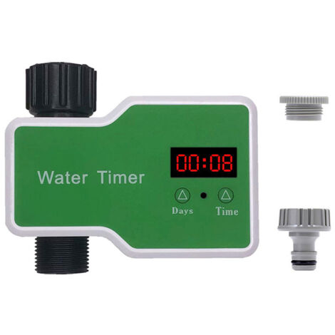 Gartenbewässerungssteuerung mit LCD-Bildschirm, automatischem Wasserspartimer, digitaler Pflanzenzeitschaltuhr