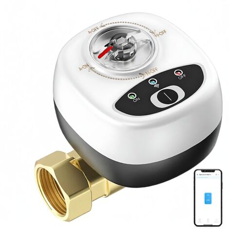 EWeLink WLAN IP65 Smart-Wasserventil, automatisches Kugelventil, App-Fernsteuerung, kompatibel mit Google Assistant und Salute