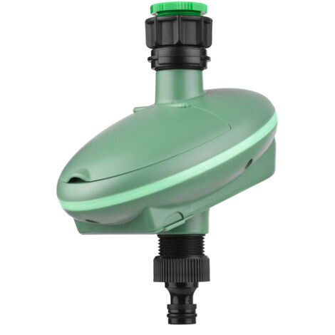 Wasserdichter, programmierbarer automatischer Gartenbewässerungstimer mit Regenverzögerungsfunktion, manueller/automatischer Bewässerung und 1 Steckdose (1/5)
