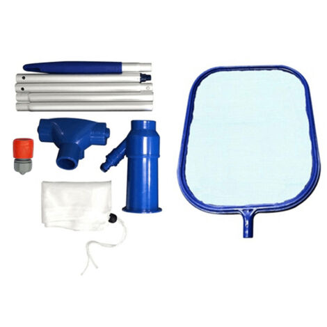 Komplettes Poolreinigungsset, Skimmer, Bürste und Saugschlauch, Zubehör für die Poolpflege (1/5)