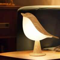 Vogel-Touch-Lampe (6 W), dimmbar, Nachtlicht im Vogel-Design, Schlafzimmerdekoration, sanftes und beruhigendes Licht