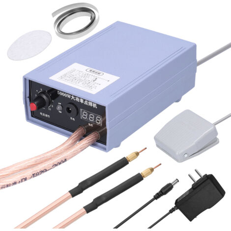 Saldatrice a punti portatile per uso domestico con batteria ricaricabile 18650 ad alta potenza per lamiere di nichel da 0,1-0,25 mm. (1/5)