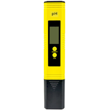 pHmetro digitale con intervallo di misurazione da 0 a 14, display LCD, tester di pH per acqua potabile domestica e idroponica con compensazione automatica della temperatura (ATC).